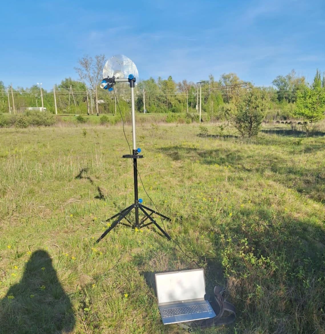Eksperymentalny odbiór Elektro L3 LRIT z anteny Helicone