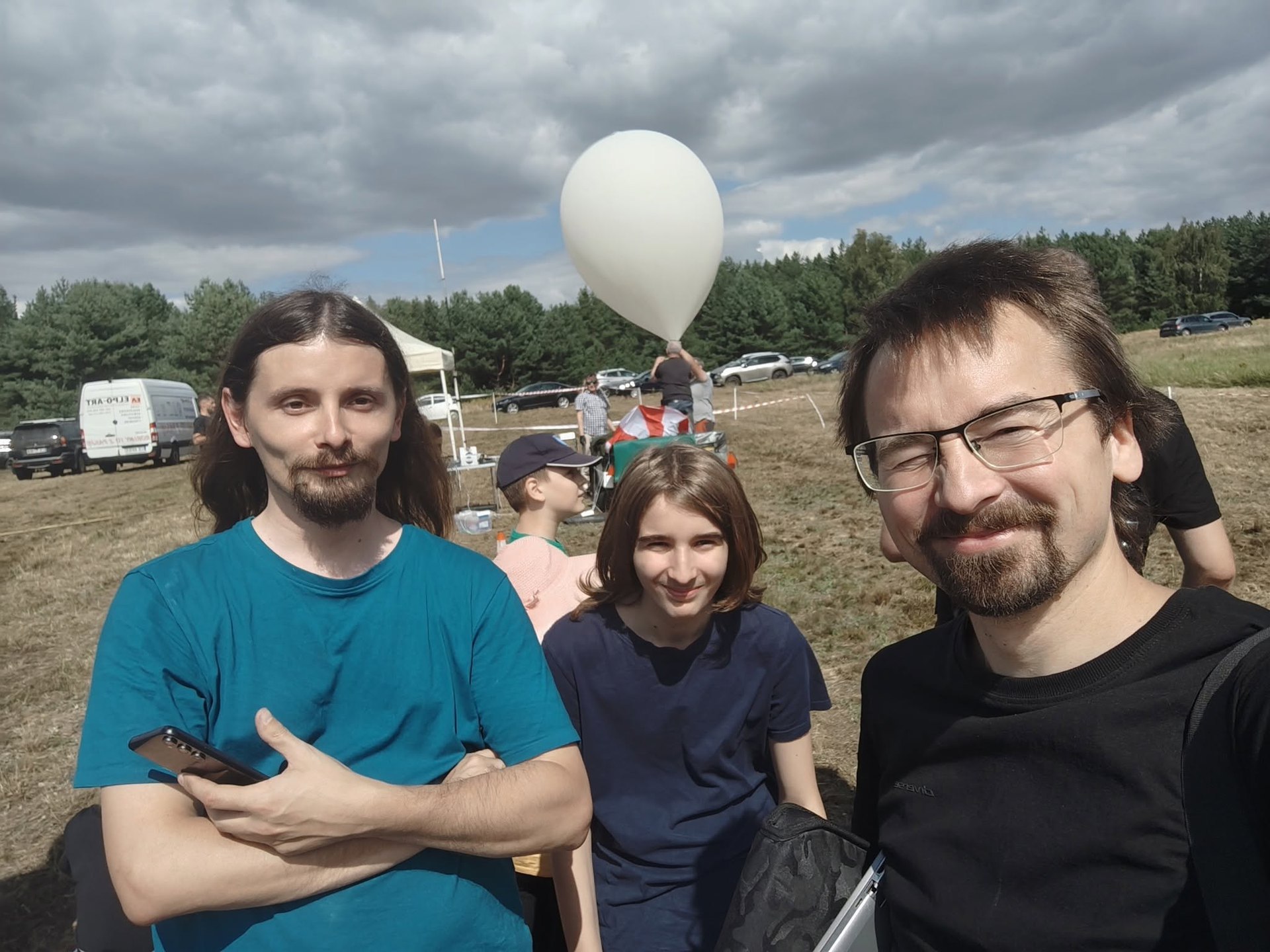 Napełnianie balonu stratosferycznego