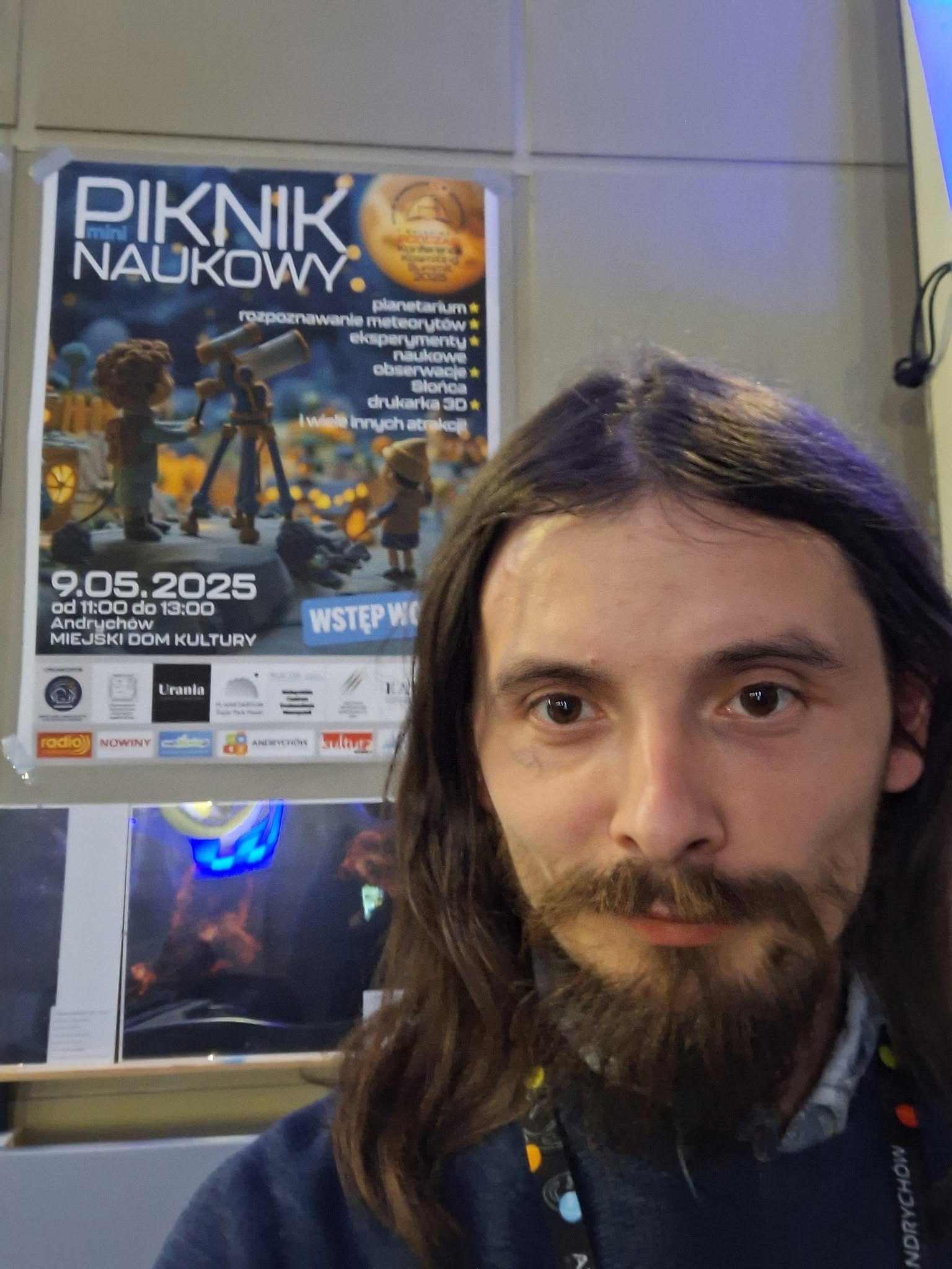 Plakat Mini Pikniku Naukowego w Andrychowie